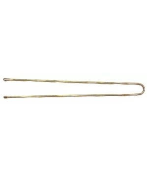 Pinces droites/perlées Kifix bronze (7cm) x40