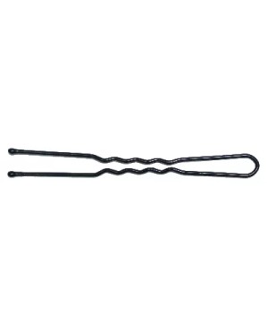 Pinces ondulées/perlées Kifix noir (7cm) x40