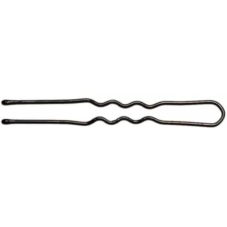 Epingles ondulées/perlées Kifix noir (4.5cm) 250gr