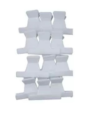 Pince Croco Blanche Eco Pm (6cm) X12