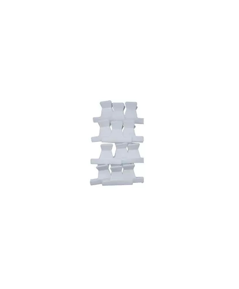 Pince Croco Blanche Eco Pm (6cm) X12