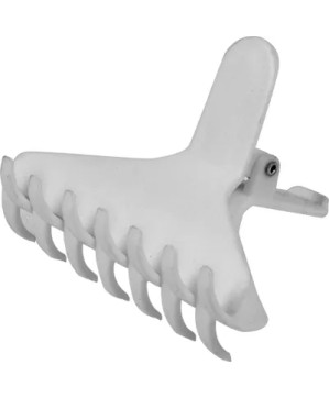 Pince Croco Blanche Miami Extra (8cm) X12