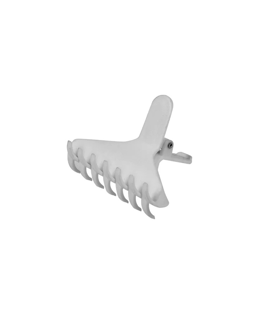 Pince Croco Blanche Miami Extra (8cm) X12