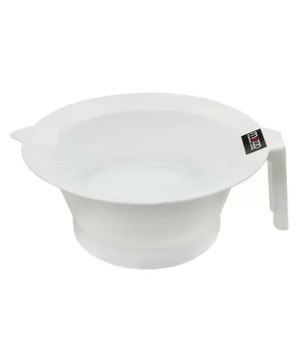 Bol à teinture blanc avec poignée