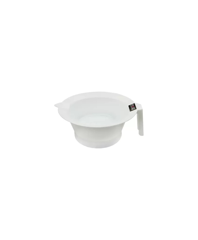 Bol à teinture blanc avec poignée