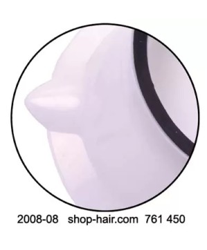 Bol à teinture blanc avec poignée