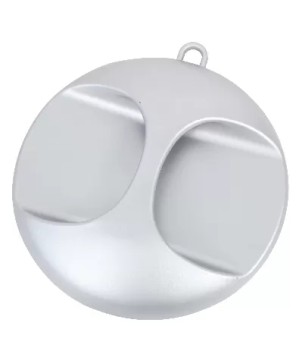 Grand Miroir ICE avec poignée Diam270mm Argent