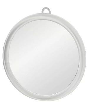 Miroir Suny Blanc Avec Poignée et Support Mural