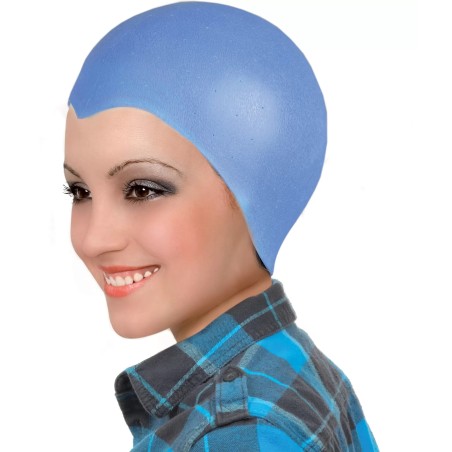 Bonnet silic-caout bleu pour mêches