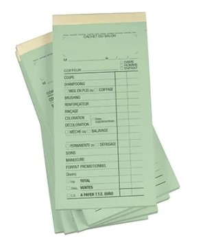 Bloc Chim.Ssn°Vert 10Carnets Coif X50Fich