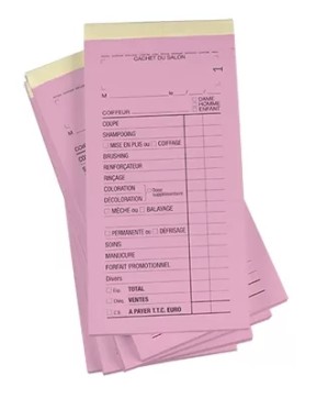 Bloc Chim.Avn°Rose 10Carnets Coif  X50Fich