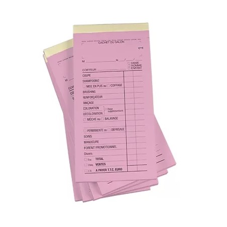 Bloc Chim.Avn°Rose 10Carnets Coif  X50Fich
