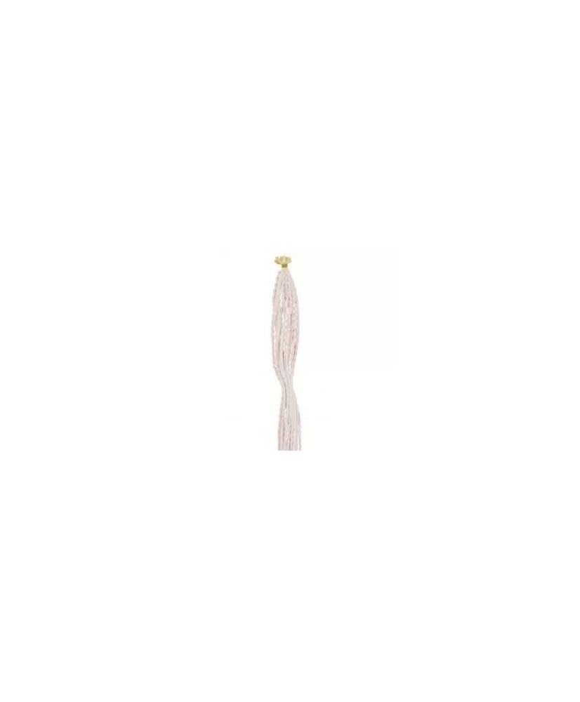 Mèches Synthétiques Zigzag 45cm x12 Blanc