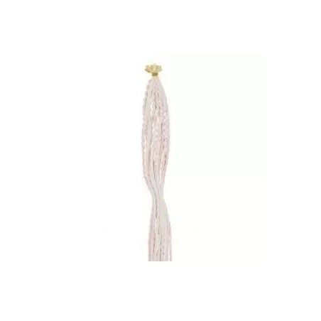 Mèches Synthétiques Zigzag 45cm x12 Blanc