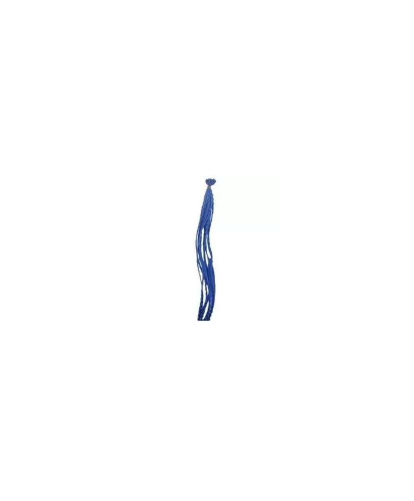 Mèches Synthétiques Zigzag 45cm x12 Bleu