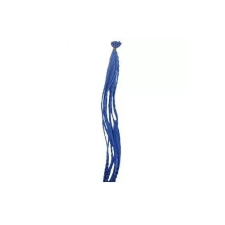 Mèches Synthétiques Zigzag 45cm x12 Bleu