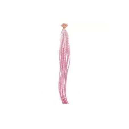 Mèches Synthétiques Zigzag 45cm x12 Rose