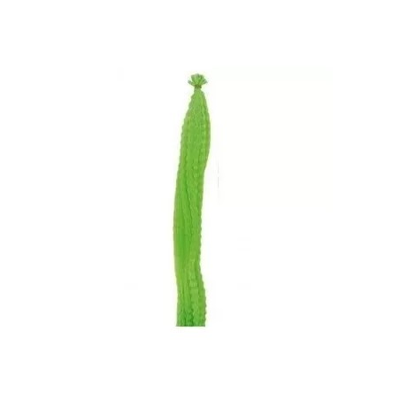 Mèches Synthétiques Zigzag 45cm x12 Vert