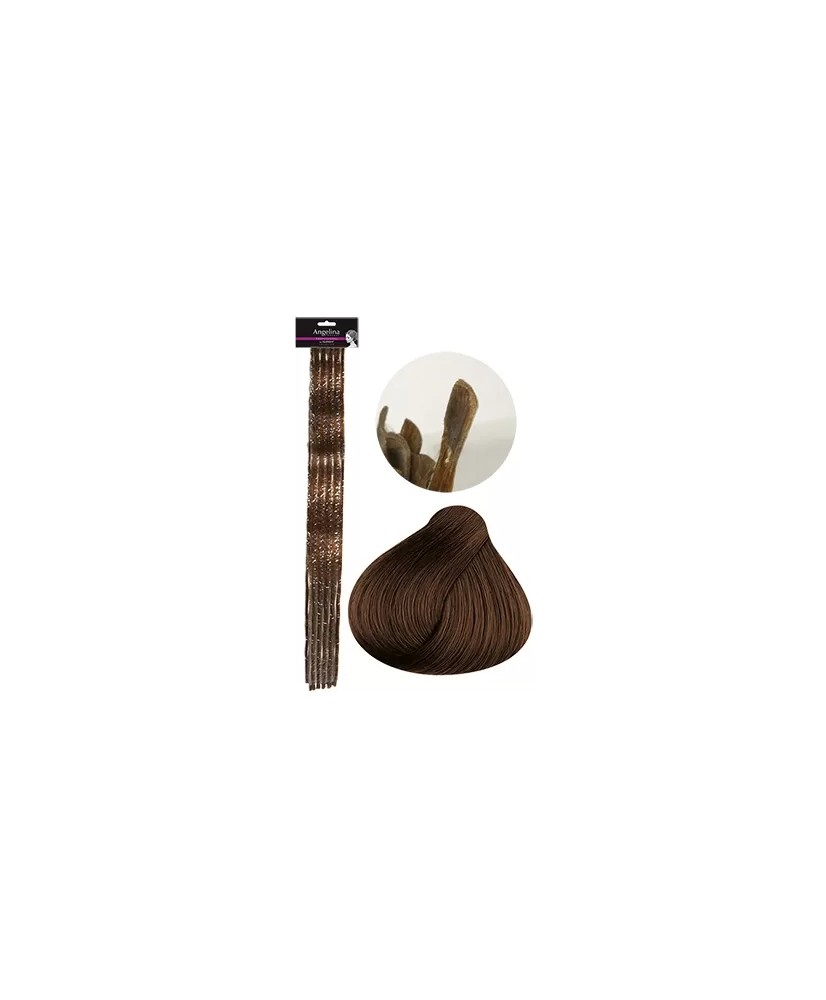 Mèches Naturelles 55cm x20 Chatain