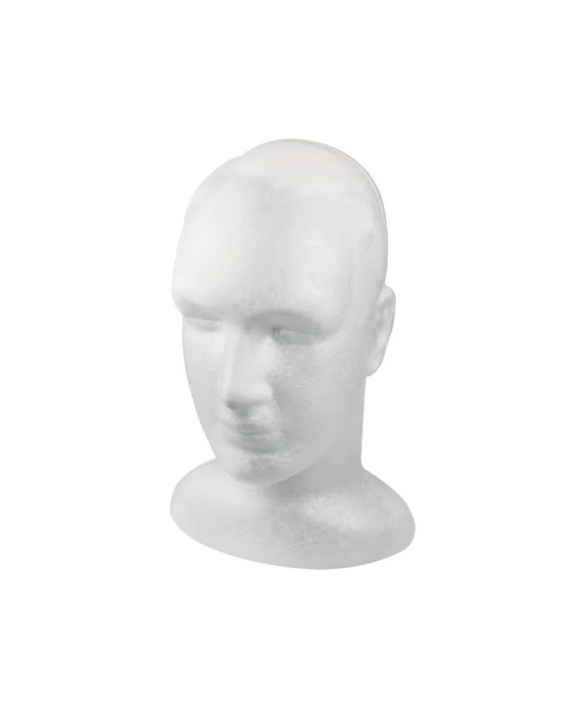 Tête Polystir Cesar  Blanche