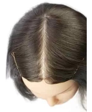 Tête Davy Cheveux Extra Implan Naturel 35/40Cm