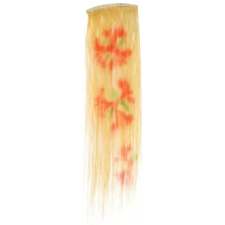 Mèches Naturelles Décor Blond Fleur   12X45Cm