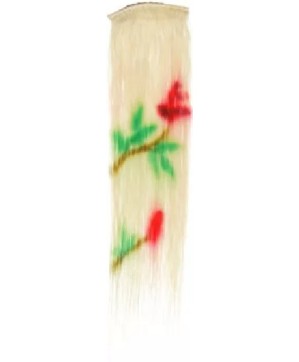 Mèches Naturelles Décor Blond C Fleur 12X45Cm