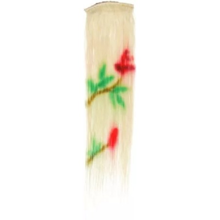 Mèches Naturelles Décor Blond C Fleur 12X45Cm