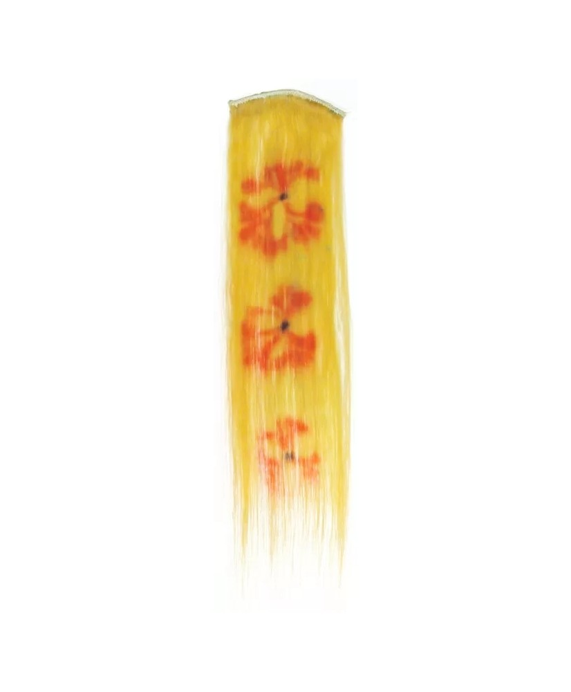 Mèches Naturelles Décor Gold Fleur Rou12X45Cm