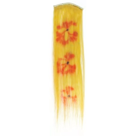 Mèches Naturelles Décor Gold Fleur Rou12X45Cm