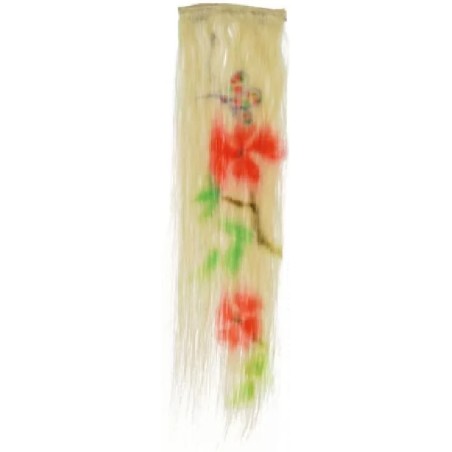 Mèches Naturelles Décor Blond Tc Fleur12X45Cm