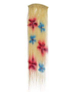 Mèches Naturelles Déco Blond Bifleur 12X45Cm