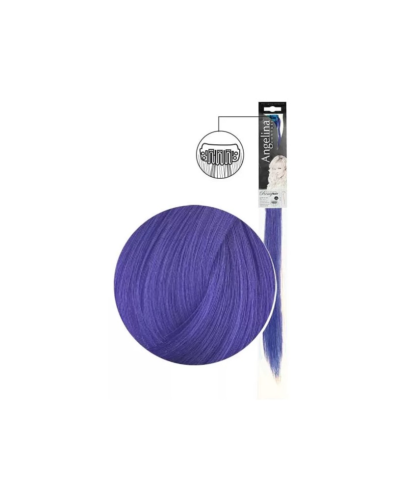 Mèche Ag-Ct Remyhair Clip Bleu       3X45Cmx1