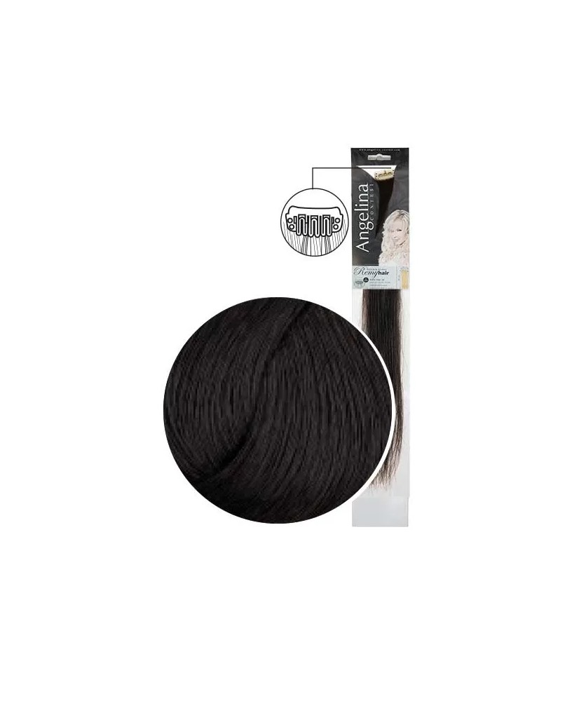 Mèche Ag-Ct Remyhair 2 Clips 1B 1 7X45Cm X1 Mèche Ag-Ct Remyhair 2 Clips 1B 1 7X45Cm X1