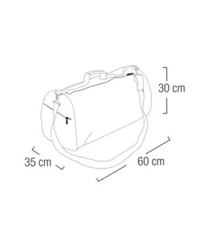 Sac de Rangement ROLLY-3 - Noir avec Roulettes