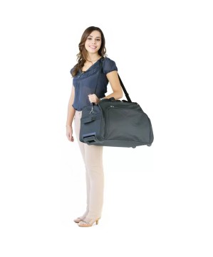 Sac de Rangement ROLLY-3 - Noir avec Roulettes