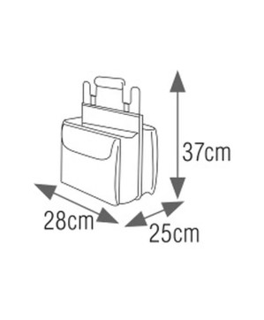 Jobag Porte Outillage L28-H37-P25 Cm