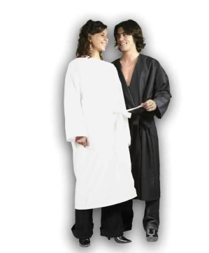 Peignoir Lydie Blanc Magitex-Microfibre