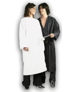 Peignoir Lydie Blanc Magitex-Microfibre