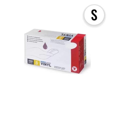Gants en Vinyle Transparent - Taille Small, Boîte de 100