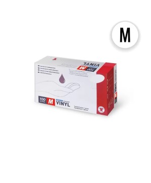 Gants en Vinyle Transparent - Taille Medium, Boîte de 100