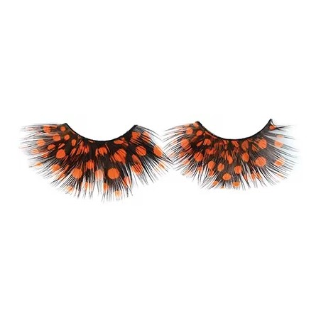 Faux Cils Crazy Plume Poids Rouge  X2 Aveccolle