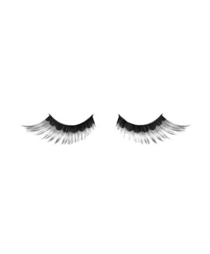 Faux Cils Crazy Noir + Argent      X2 Aveccolle