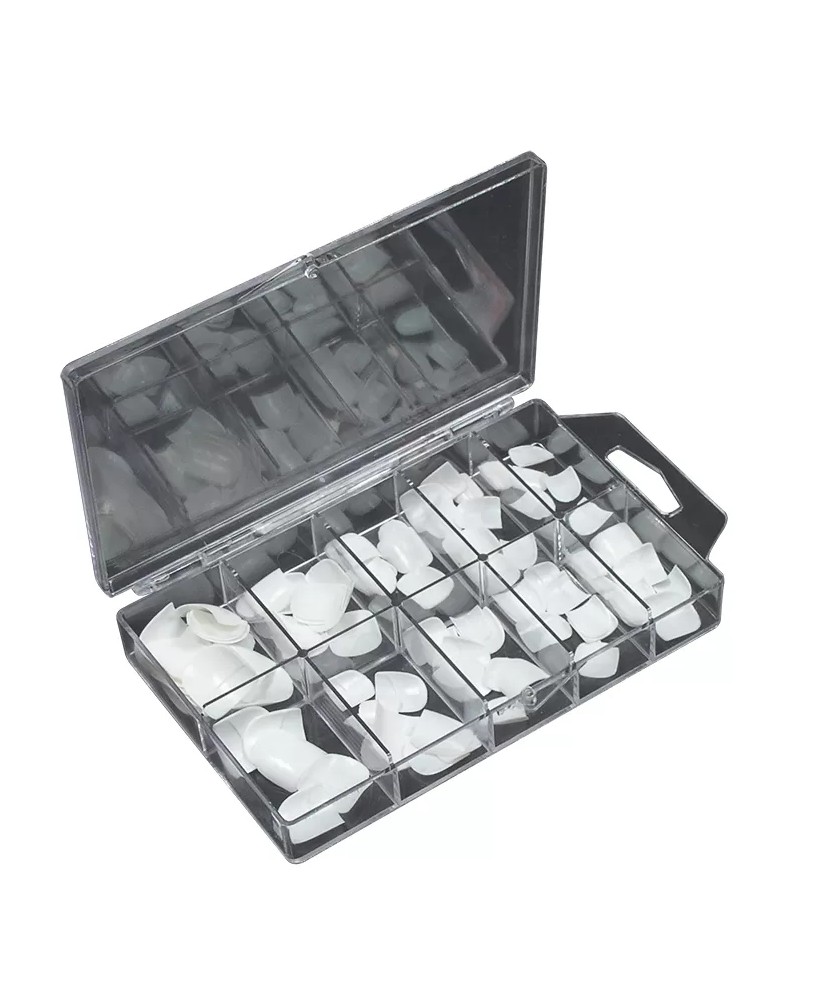 Faux Ongl Pro 1/2 Blanc Boitex100 Ares Pieds/Mains