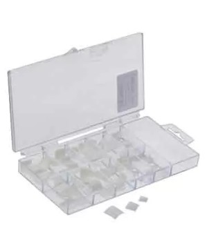 Faux Ongl Pro 1/2 Blanc Boitex100 Ares Pieds/Mains