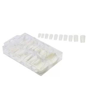 Faux Ongl.Cleopatre Boitex100 Assor.Blanc