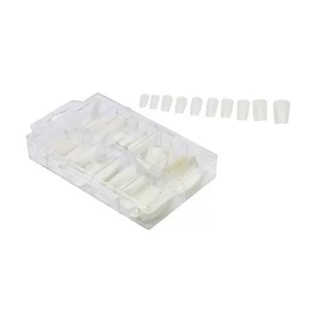 Faux Ongl.Cleopatre Boitex100 Assor.Blanc