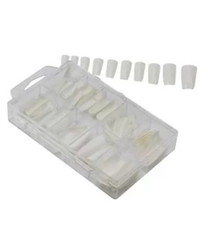 Faux Ongl.Cleopatre Boitex100 Assor.Blanc