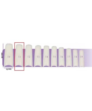 Faux Ongles X50 Capsulpro T1 Aphrodite 12,5X31,0Mm