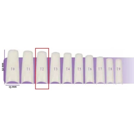 Faux Ongles X50 Capsulpro T2 Aphrodite 12,0X30,5Mm